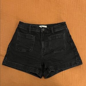 Madewell Emmett Shorts Black Size 26